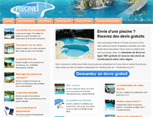 Tablet Screenshot of information-piscine.com